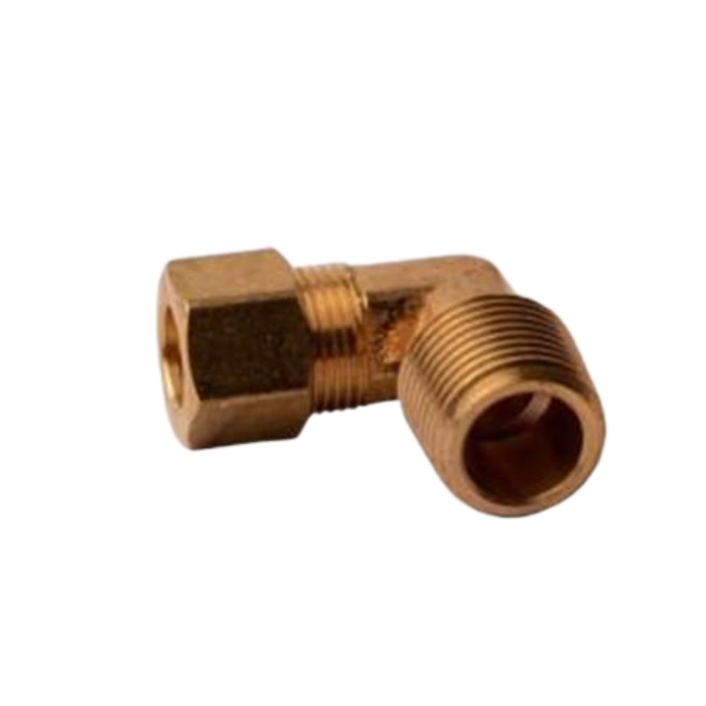 BRASS COMPRESSION ELBOW