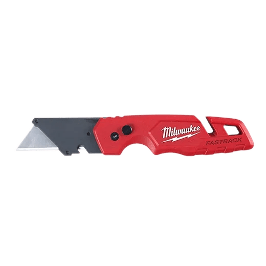 FASTBACK™ COMPACT FOLDING UTILITY KNIFE - A&R Supply - Air Conditioning & Refrigeration Wholesaler - MILWAUKEE