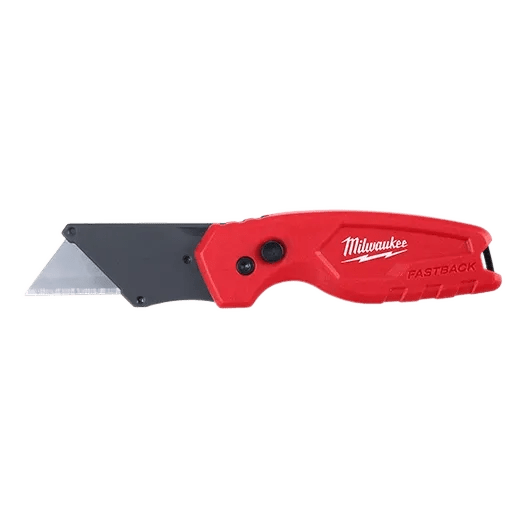 FASTBACK™ COMPACT FOLDING UTILITY KNIFE - A&R Supply - Air Conditioning & Refrigeration Wholesaler - MILWAUKEE