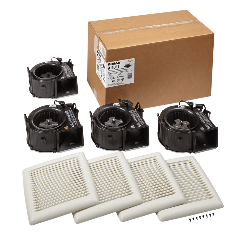 FLEX™ SERIES 110 CFM BATHROOM EXHAUST FAN FINISH PACK - A&R Supply - Air Conditioning & Refrigeration Wholesaler - BROAN