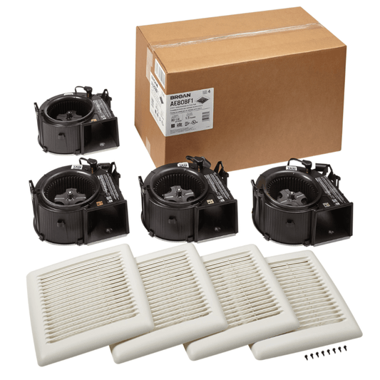 FLEX™ SERIES 80 CFM BATHROOM EXHAUST FAN FINISH PACK ENERGY STAR® - A&R Supply - Air Conditioning & Refrigeration Wholesaler - BROAN