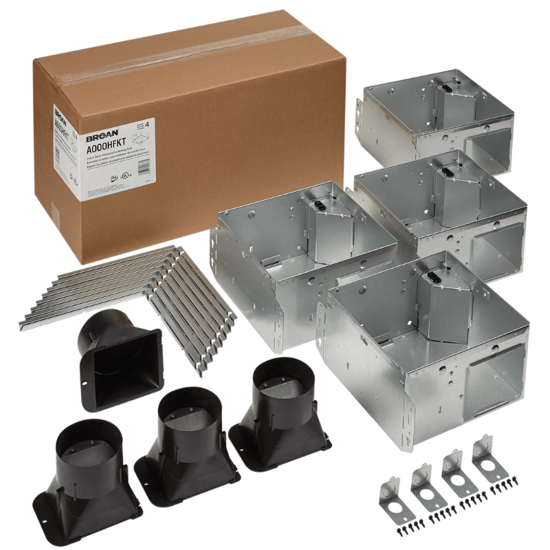FLEX™ SERIES VENTILATION FAN HOUSING PACK WITH FLANGE KIT - A&R Supply - Air Conditioning & Refrigeration Wholesaler - BROAN
