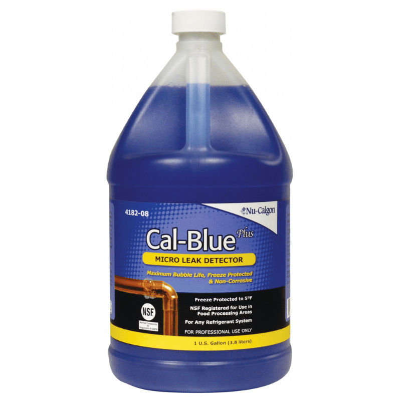GAS LEAK DETECTOR - CAL-BLUE PLUS - 1 GALLON - A&R Supply - Air Conditioning & Refrigeration Wholesaler - NU-CALGON