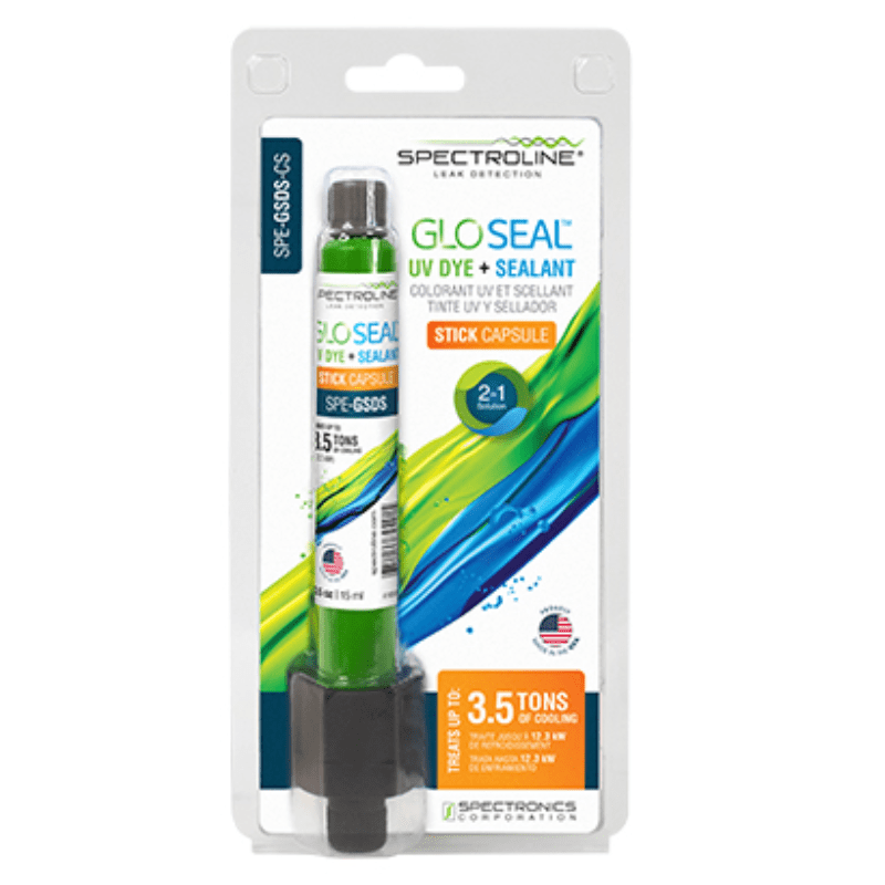 GLO SEAL™ UV DYE + SEALANT STICK CAPSULE - A&R Supply - Air Conditioning & Refrigeration Wholesaler - SPECTROLINE
