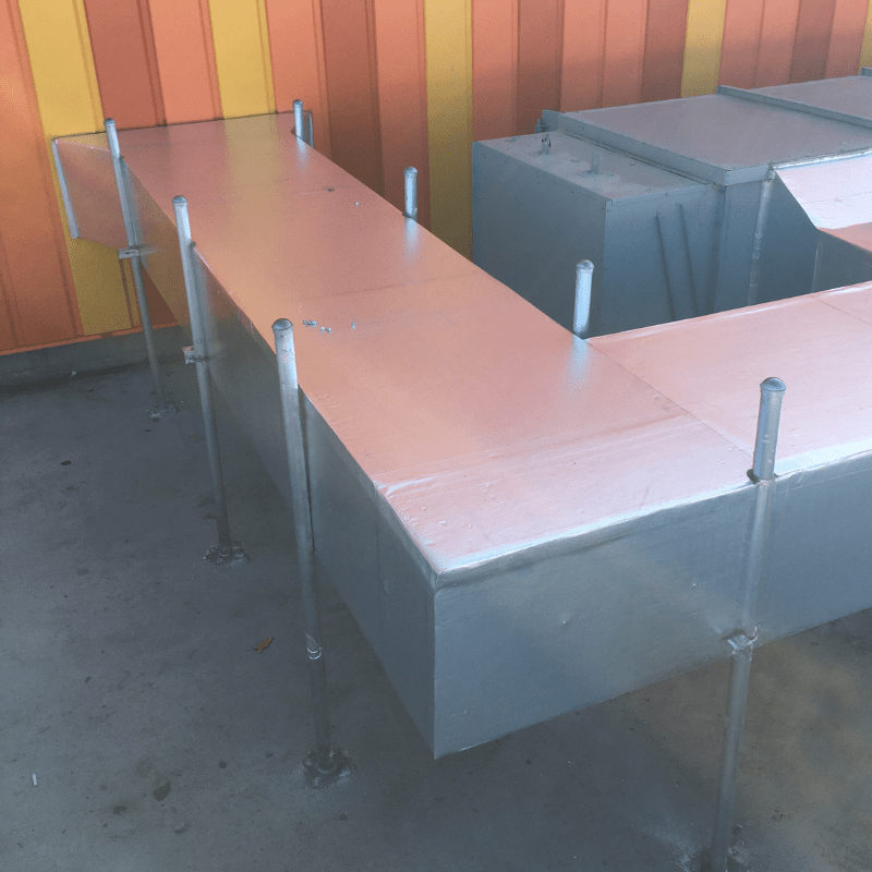 HEAVY DUTY ALUMINUM PIPE STAND - 30"W X 60"H - A&R Supply - Air Conditioning & Refrigeration Wholesaler - MIAMI TECH