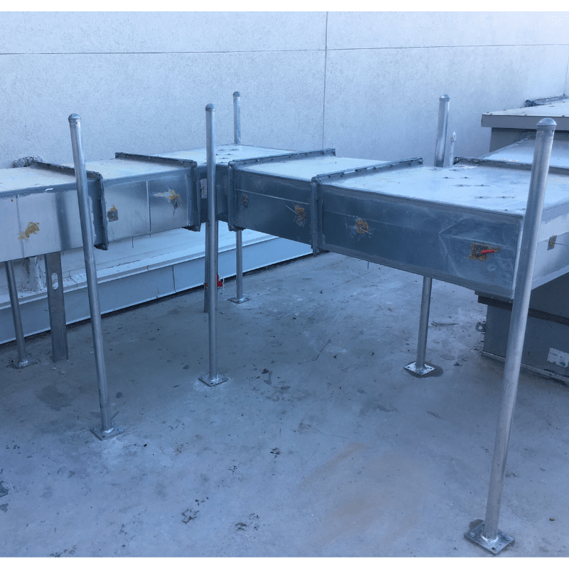 HEAVY DUTY ALUMINUM PIPE STAND - 30"W X 60"H - A&R Supply - Air Conditioning & Refrigeration Wholesaler - MIAMI TECH