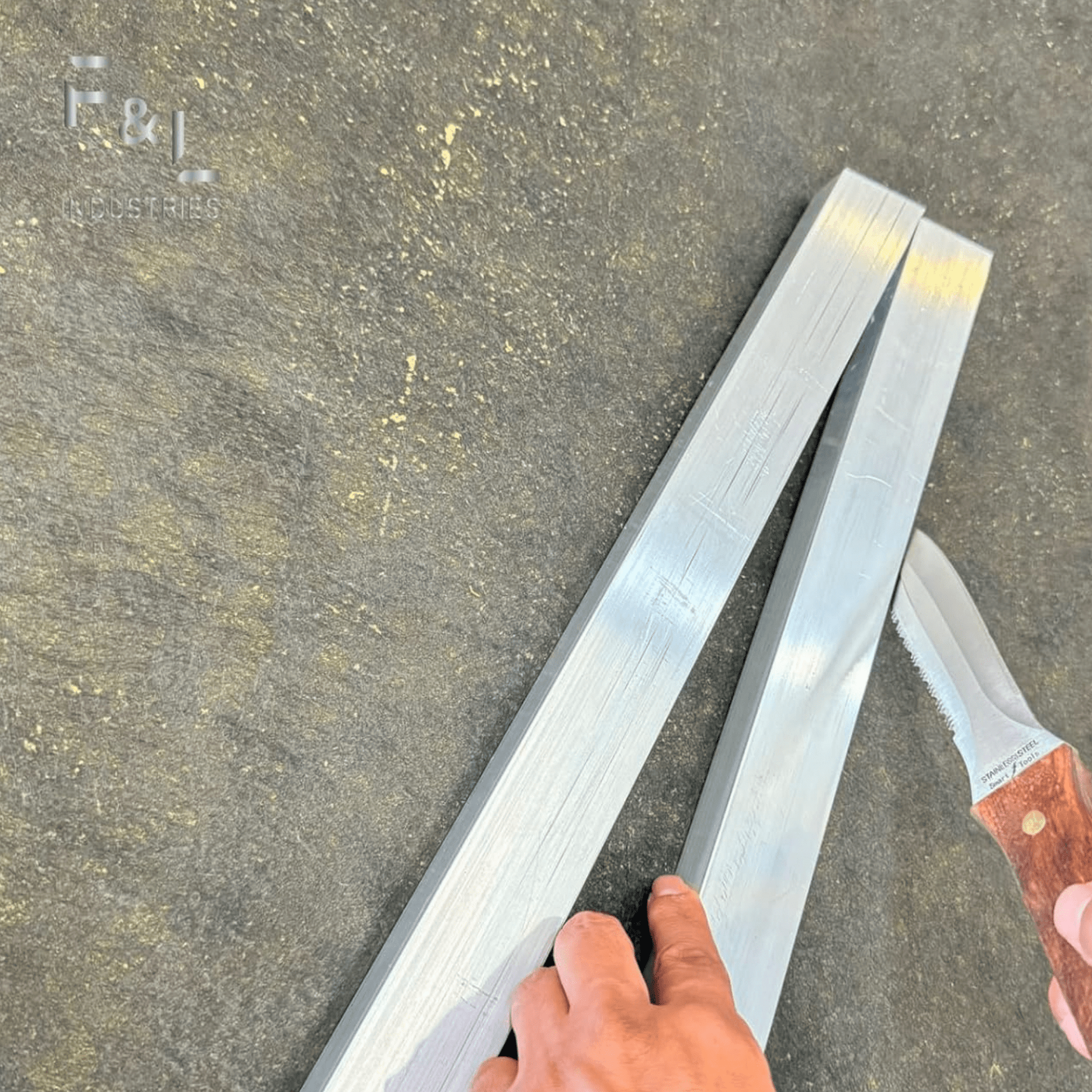 HEAVY-DUTY ALUMINUM SQUARE DUCT ANGLE CUTTING GUIDE – PRECISION 15° & 22.5° - A&R Supply - Air Conditioning & Refrigeration Wholesaler - F & L ALUMINUM PARTS