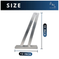 HEAVY-DUTY ALUMINUM SQUARE DUCT ANGLE CUTTING GUIDE – PRECISION 15° & 22.5° - A&R Supply - Air Conditioning & Refrigeration Wholesaler - F & L ALUMINUM PARTS