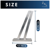 HEAVY-DUTY ALUMINUM SQUARE DUCT ANGLE CUTTING GUIDE – PRECISION 15° & 22.5° - A&R Supply - Air Conditioning & Refrigeration Wholesaler - F & L ALUMINUM PARTS