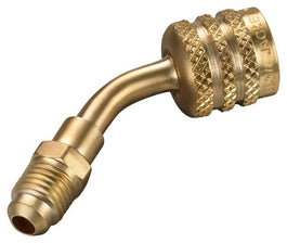 HOSE ADAPTER FOR LEFT-HANDED A2L REFRIGERANT TANKS - FEMALE LH TO MALE RH ANGLED FITTING - A&R Supply - Air Conditioning & Refrigeration Wholesaler - YELLOW JACKET