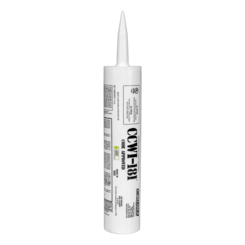 INDOOR/OUTDOOR WATER BASED DUCT SEALANT - 1 CASE W/ (25) 11 OZ. CARTRIDGES (WHITE) - A&R Supply - Air Conditioning & Refrigeration Wholesaler - HARDCAST