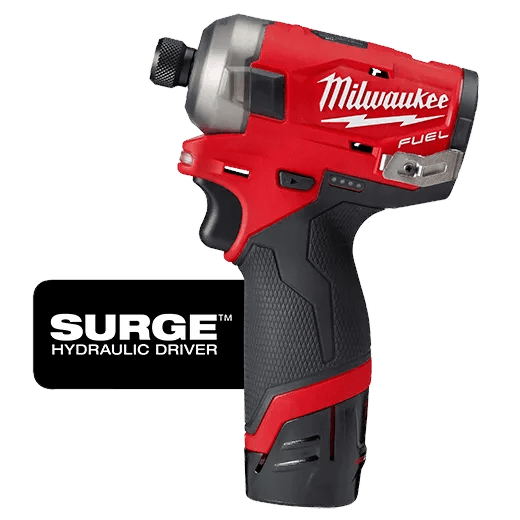 M12 FUEL™ SURGE™ 1/4" HEX HYDRAULIC DRIVER KIT - A&R Supply - Air Conditioning & Refrigeration Wholesaler - MILWAUKEE