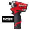 M12 FUEL™ SURGE™ 1/4" HEX HYDRAULIC DRIVER KIT - A&R Supply - Air Conditioning & Refrigeration Wholesaler - MILWAUKEE