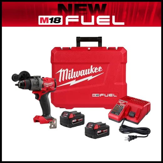 M18 FUEL™ 1/2" HAMMER DRILL/DRIVER KIT - A&R Supply - Air Conditioning & Refrigeration Wholesaler - MILWAUKEE