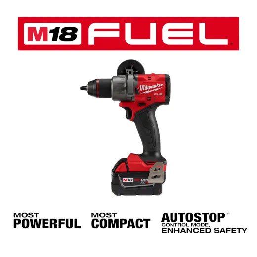 M18 FUEL™ 1/2" HAMMER DRILL/DRIVER KIT - A&R Supply - Air Conditioning & Refrigeration Wholesaler - MILWAUKEE