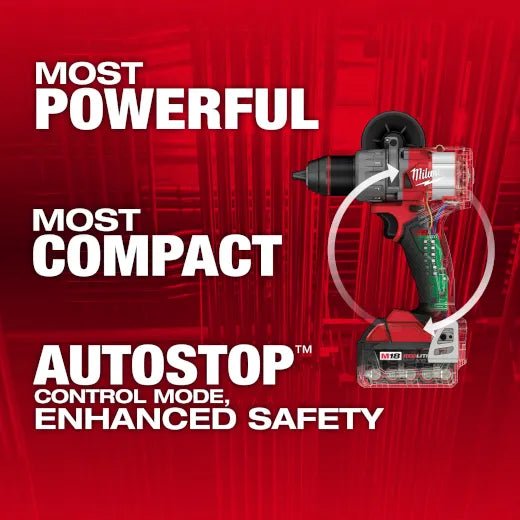 M18 FUEL™ 1/2" HAMMER DRILL/DRIVER KIT - A&R Supply - Air Conditioning & Refrigeration Wholesaler - MILWAUKEE