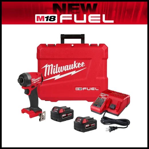 M18 FUEL™ 1/4" HEX IMPACT DRIVER KIT - A&R Supply - Air Conditioning & Refrigeration Wholesaler - MILWAUKEE