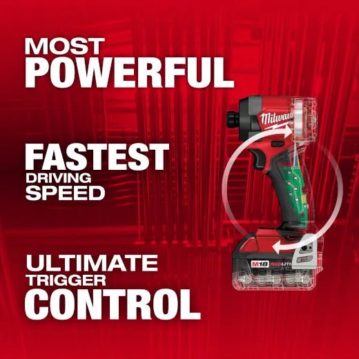 M18 FUEL™ 1/4" HEX IMPACT DRIVER KIT - A&R Supply - Air Conditioning & Refrigeration Wholesaler - MILWAUKEE