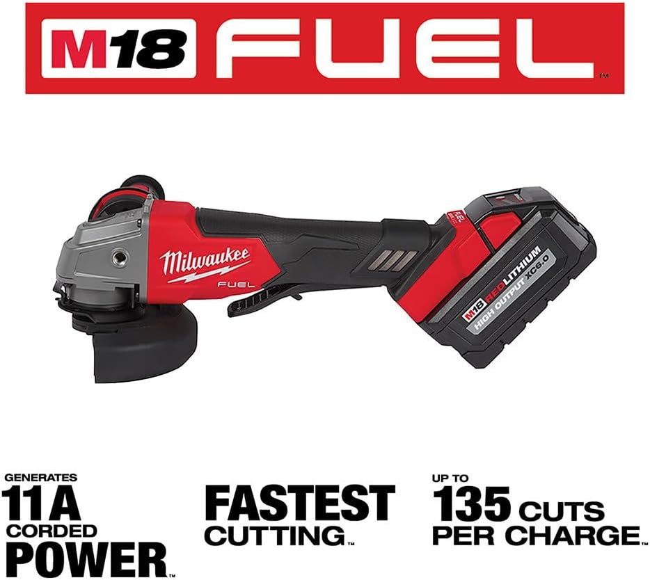 M18 FUEL™ 4-1/2" / 5" BRAKING GRINDER PADDLE SWITCH, NO-LOCK KIT - A&R Supply - Air Conditioning & Refrigeration Wholesaler - MILWAUKEE