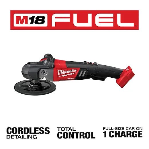 M18 FUEL™ 7” VARIABLE SPEED POLISHER (TOOL ONLY) - A&R Supply - Air Conditioning & Refrigeration Wholesaler - MILWAUKEE