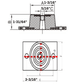 NEOPRENE ISOLATION MOUNTS MAX LOAD 132LBS - A&R Supply - Air Conditioning & Refrigeration Wholesaler - HERCULES