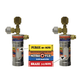 NITROVUE­™ NITROGEN FLOW INDICATOR - WITH 1/4" FLARE FITTINGS SINGLE-GAS FLOWMETER - A&R Supply - Air Conditioning & Refrigeration Wholesaler - UNIWELD