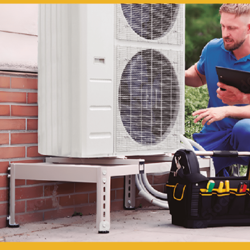ONE UNIT STAND - MAX LOAD: 551LBS - L:17.7" x H:31.5" x D:11.80" - A&R Supply - Air Conditioning & Refrigeration Wholesaler - HERCULES