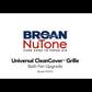 UNIVERSAL CLEANCOVER™ BATHROOM EXHAUST FAN UPGRADE GRILLE/COVER