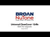 UNIVERSAL CLEANCOVER™ BATHROOM EXHAUST FAN UPGRADE GRILLE/COVER