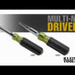5-IN-1 MULTI-BIT SCREWDRIVER / NUT DRIVER, HEAVY DUTY