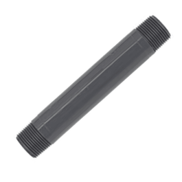 PVC NIPPLE 3/4 X 6" - GRAY - A&R Supply - Air Conditioning & Refrigeration Wholesaler - GENERIC