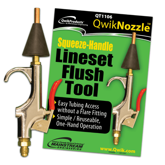 QWIKNOZZLE™ 1-HAND LINE SET FLUSH TOOL - A&R Supply - Air Conditioning & Refrigeration Wholesaler - MAINSTREAM ENGINEERING