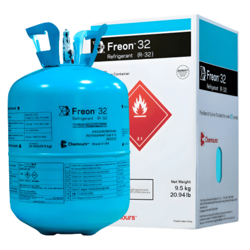 R32 REFRIGERANT GAS - 20LB CYLINDER - A2L Refrigerant - A&R Supply - Air Conditioning & Refrigeration Wholesaler - CHEMOURS