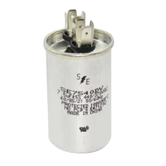 40 ΜF MFD 370V/440V ROUND CAPACITOR