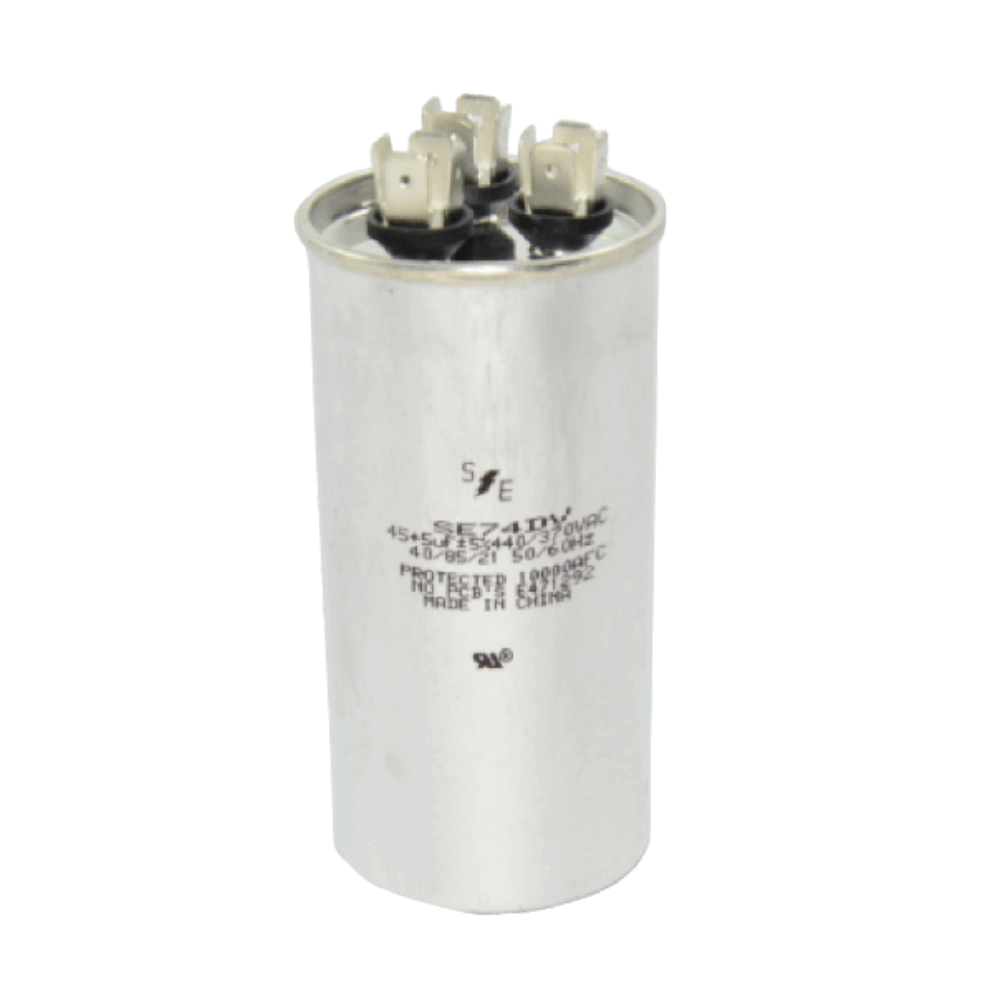 30+5  ΜF MFD 370V/440V DUAL ROUND CAPACITOR