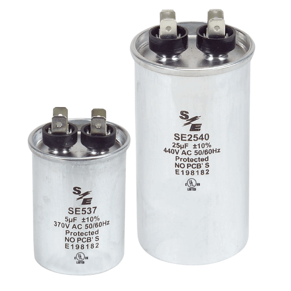 35 ΜF MFD. 370V ROUND CAPACITOR