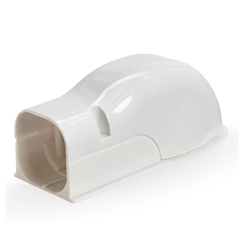 CUBIERTA DE PARED/ENTRADA - (I)W:2.56" XH:2.56" XL:7.87" X (O)W:3.03"