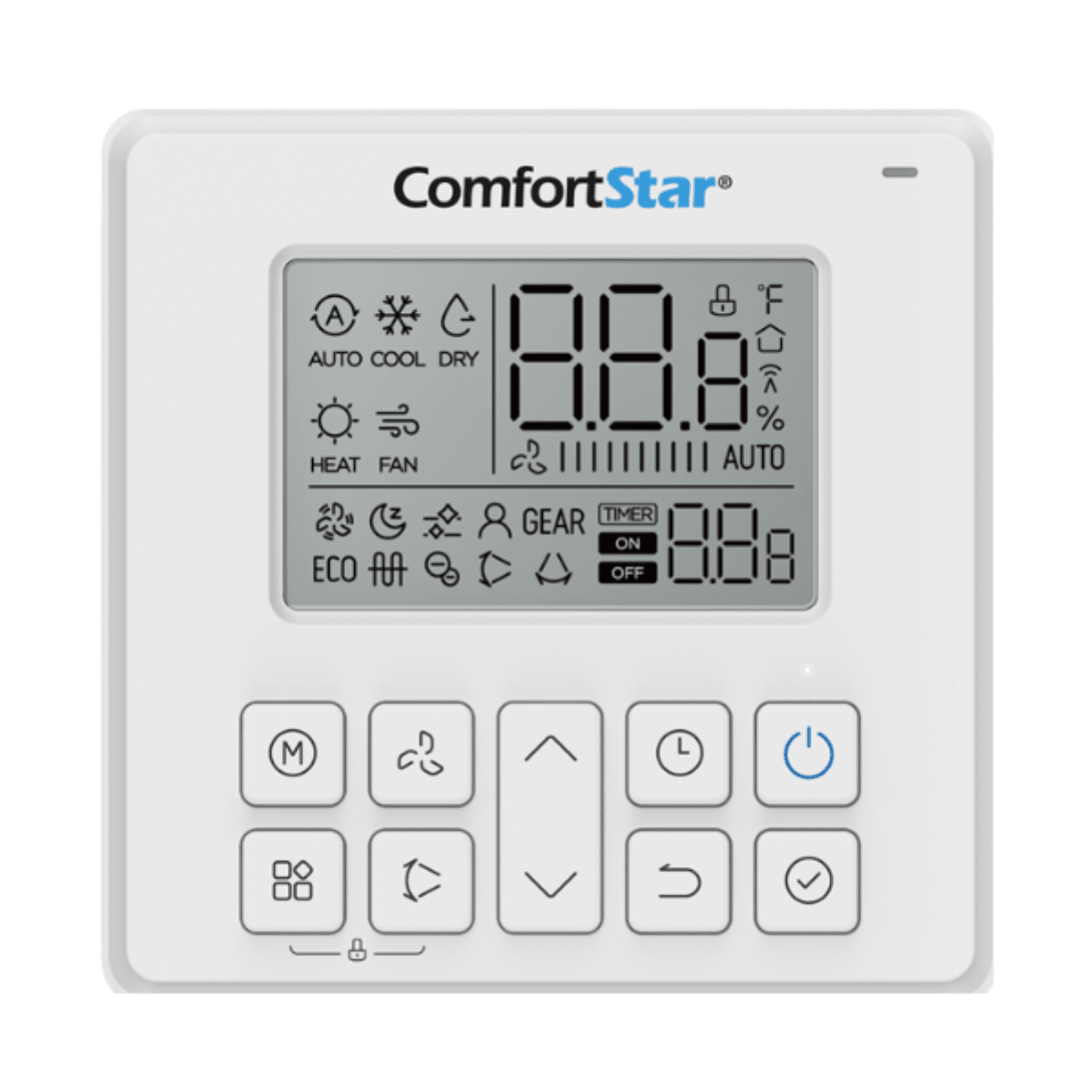 SIMPLE WIRED THERMOSTAT - NON-PROGRAMMABLE - A&R Supply - Air Conditioning & Refrigeration Wholesaler - COMFORTSTAR