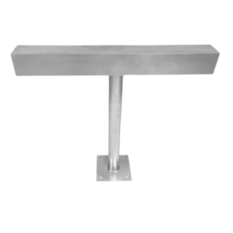 SINGLE LEG ALUMINUM PIPE STAND - 12"W X 30"H - A&R Supply - Air Conditioning & Refrigeration Wholesaler - MIAMI TECH