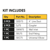SMART DUCT INSTALLATION KIT - 75MM LINE SET - A&R Supply - Air Conditioning & Refrigeration Wholesaler - HERCULES