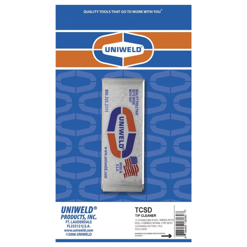 TCSD STANDARD SIZES 75-49 TIP CLEANER - SPIRAL TIP SAVERS - A&R Supply - Air Conditioning & Refrigeration Wholesaler - UNIWELD