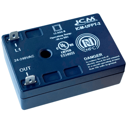 TIME DELAY RELAY, UNIVERSAL CONTROL - 24-240 VAC - FOUR TIMER MODES - A&R Supply - Air Conditioning & Refrigeration Wholesaler - ICM