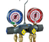TITAN® 4-VALVE TEST AND CHARGING MANIFOLD °F - A&R Supply - Air Conditioning & Refrigeration Wholesaler - YELLOW JACKET