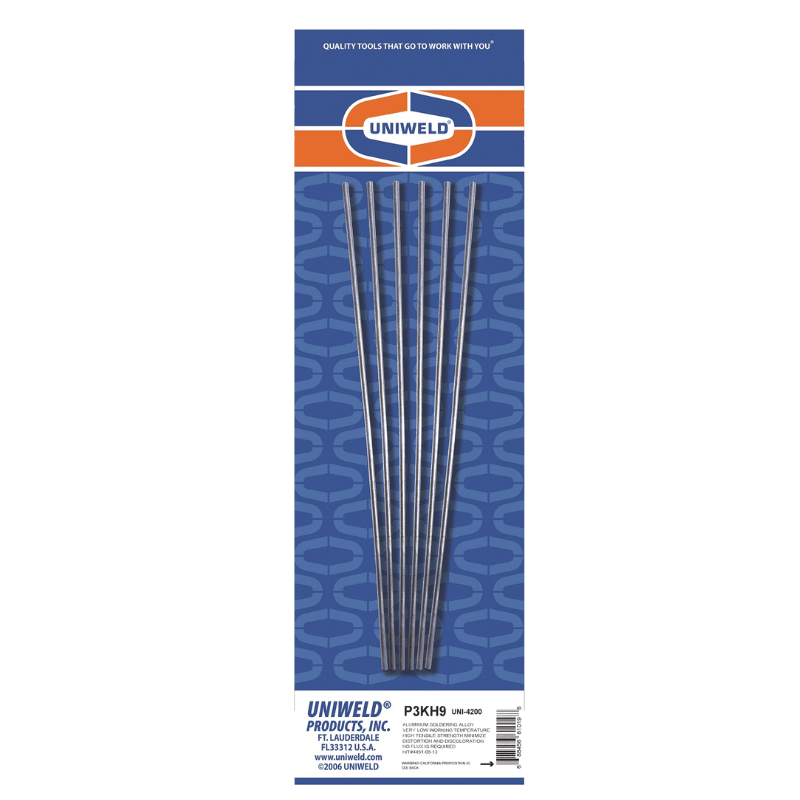 UNI-4200 SELF-FLUXING ALUMINUM RODS - A&R Supply - Air Conditioning & Refrigeration Wholesaler - UNIWELD
