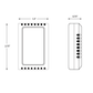 WIRED INDOOR REMOTE SENSOR ACCESSORY FOR THE T755S, T855SH AND T855ISH - A&R Supply - Air Conditioning & Refrigeration Wholesaler - PRO1 IAQ