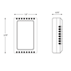WIRED INDOOR REMOTE SENSOR ACCESSORY FOR THE T755S, T855SH AND T855ISH - A&R Supply - Air Conditioning & Refrigeration Wholesaler - PRO1 IAQ