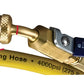 YELLOW PLUS II™ HOSE, 60" ¼” LH TO ¼” RH, 45° W/ BALL VALVE - A2L COMPATIBLE - A&R Supply - Air Conditioning & Refrigeration Wholesaler - YELLOW JACKET
