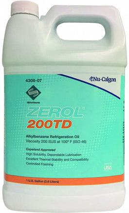 ZEROL ALKYLBENZENE OIL 1 GALLON - A&R Supply - Air Conditioning & Refrigeration Wholesaler - NU-CALGON