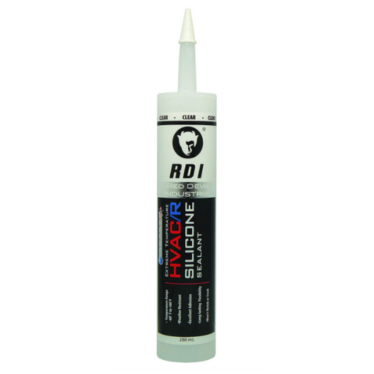 EXTREME TEMPERATURE HVAC/R SILICONE SEALANT, LONG-LASTING WEATHER-RESISTANT ADHESIVE, WHITE