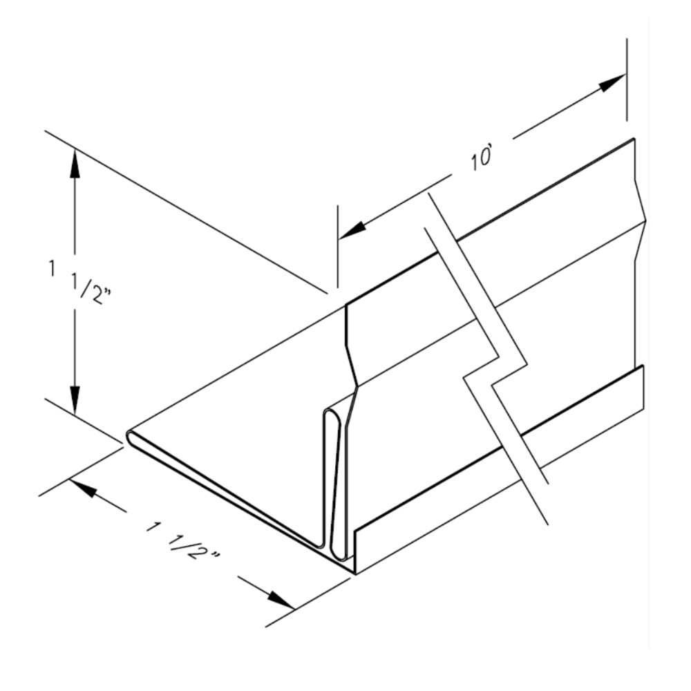 10' STANDING S-LOCK - 26 GAUGE - PRICE IS PER FT - A&R Supply - Air Conditioning & Refrigeration Wholesaler - MIAMI TECH
